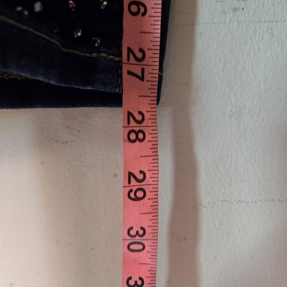 Lane Bryant bejeweled stretch jeggings jeans size 18 - Picture 6 of 7